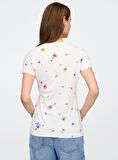 Gap Logo T-Shirt V-Ss Logo Classic Tee Kadın 729555015 Tişört