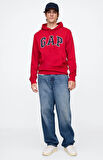 Gap V-Frch Ft Herıtage Logo Po Snl - 868460007 Erkek Kapüşonlu Sweatshirt