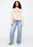 Gap V-Frch Ft Gap Herıtage Po Hd - 885589010 Hoodie Kapüşonlu Kadın Sweatshirt