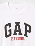 Gap V-Frch Gap İstanbul - 745261000 Kısa Kol Tişört Erkek T-Shirt