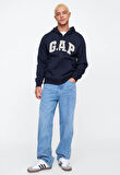 Gap V-Heritage Gap Logo Fz 851516 Erkek Kapüşonlu Fermuarlı Sweatshirt