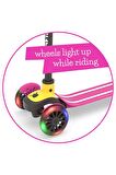 Chillafish Scotti Glow 3 Tekerlekli Işıklı Scooter - Pembe