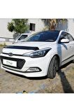 Hyundai I20 2017 ve Üstü Parlak Siyah Ön Kaput Koruma Rüzgarlığı Akrilik 3 mm