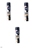85388 NIVEA MEN BLACK & WHITE INVISIBLE GÜÇLÜ ETKİ SPREY  3 ADET
