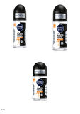 85392 NIVEA MEN BLACK & WHITE INVISIBLE GÜÇLÜ ETKİ ROLL-ON  3 ADET