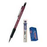 Uçlu Kalem Bordo 0.7 Grip 1347 Faber 120 li Uç ve Sınav Silgisi Versatil Uçlu Kalem 0,7 1 Adet 