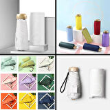 Heydiye Öklid UPF 50+ SPF 99+ UV Korumalı Katlanabilir Güneş ve Yağmur Şemsiyesi – Hafif, Dayanıklı, Rüzgar ve Su Geçirmez