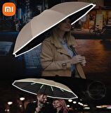 Xiaomi Mijia Tam Otomatik Refleks (UDF99+ Güneş / Yağmur)  Hafif Fiber İskeletli Şemsiye