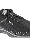 Gri - Deuce Bağcıklı Unisex Memory Foam Ortopedik Spor Ayakkabı