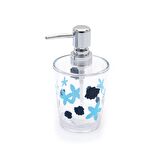 SIVI SABUNLUK BENEKLİ DESEN AKRİLİK 8X8X16CM 350ML