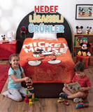 Taç Lisanslı Outlet Battaniye Mickey Mouse Tek Kişilik