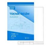 A4 Teknik Resim Defteri Dik 40 Yaprak Gürmat Antetli A-4 Teknik Resim Defteri 1 Adet