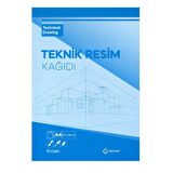 A4 Teknik Resim Defteri Dik 40 Yaprak Gürmat Antetli A-4 Teknik Resim Defteri 1 Adet