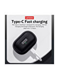  Lenovo Lp1s Livepods Tws Kulak İçi Bluetooth Kulaklık 120cm Siyah