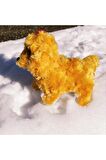 Sarı Yürüyen Havlayan Sevimli Pilli Peluş Köpek