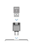 USB TO USB C OTG Dönüştürücü Adaptör Flash Bellek Şarj Aleti USB Kablo Uyumlu