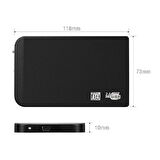 5129 2.5 Usb Sata Slim Laptop Hdd Harddisk Kutusu