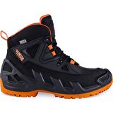 Vaneda V-Clutch 1153 Pro Mid Drytex Su Geçirmez Siyah Turuncu Nubuk Bot