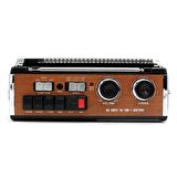Knstar Fp-319BT Bluetooth Fonksiyonlu USB SD Kart Girişli Retro Nostaljik Radyo Kaset Çalar