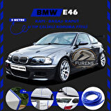 Bmw E46 Oto Araç Kapı Koruma Fitili 5metre Parlak Mavi Renk