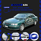 Mazda 626 Oto Araç Kapı Koruma Fitili 5metre Parlak Mavi Renk