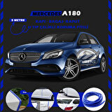 Mercedes A180 Oto Araç Kapı Koruma Fitili 5metre Parlak Mavi Renk