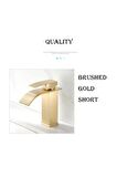 Banyo Lavabo Bataryası Şelale Mat Gold Modeli Yeni Tasarım Ürünü 7 Yıl Garantili