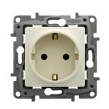 LEGRAND SALBEI TOPRAKLI PRİZ KREM