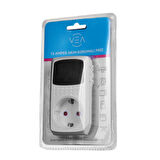VEA VE-22393 16A 3520W TEKLİ DİJİTAL GÖSTERGELİ AKIM KORUMALI PRİZ