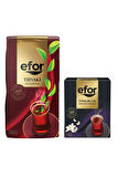 Efor Tiryaki Siyah Dökme Çay 1.000gr + Tomurcuk Bergamot Aromalı 100gr