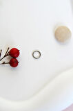 316 L Çelik Düz Çelik Halka Piercing 1 mm Kalınlık Tragus Helix Kıkırdak Lob Forward Helix