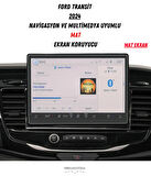 Ford Transit 2024 Navigasyon ve Multimedya Uyumlu Mat Ekran Koruyucu