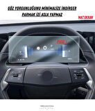 Opel Yeni Frontera 2025 Uyumlu Hayalet Gösterge ve Multimedya Uyumlu Set Mat Ekran Koruyucu