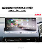 Nissan Qashqai 2025 Navigasyon ve Multimedya Uyumlu Mat Ekran Koruyucu