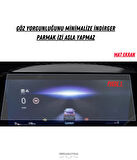 Renault Austral 2025 Hayalet Gösterge ve Multimedya Uyumlu Set Mat Ekran Koruyucu