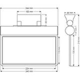  Arsel Sfs SFS24-3-L Acil Çıkış Yönlendirme Armatürü Sürekli ve Kesintide 180 Dak. Yanan 11xF LED 
