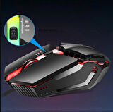 ALLY K3 Işıklı Kablolu Oyuncu- Gaming Mouse