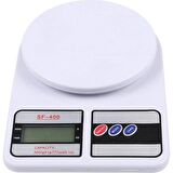 Dijital Ekranlı Hassas Terazi 10 kg Kapasiteli LCD Ekranlı Mutfak Tartısı Ölçüm Cihazı 