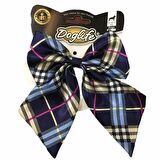 Doglife Köpekler İçin Papyon Lacivert Kareli Kuyruklu 12 cm