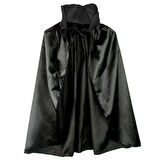 himarry Parti Aksesuar Siyah Renk Yakalı Halloween Pelerini 90 cm