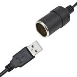 Usb 2.0 5 Volt - 2 Amper To 12 Volt - 0.8 Amper Araç Çakmak Fi̇şi̇ Di̇şi̇ Çevi̇ri̇ci̇