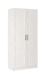 ÇAKIL MDF 2 Kapılı 2 Çekmeceli Gardrop Elbise Dolabı 80x53x216cm