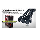 4354 Flexa P5 5 Port Çıkışlı Pwm Fan Çoklayıcı Çoğaltıcı 4 2 Pin Splitter Kablosu