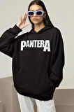 Müzik Grubu Pantera Baskılı Unisex Oversize Rock Metal Hoodie