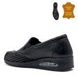 Muya İkara Airmax-6 Nokta Anatomik-Kemik Çık. Kadın Ayk. Siyah
