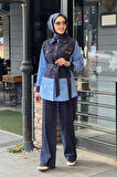 Yeşim Özcan Denim Tunik 124k14013 Lacivert