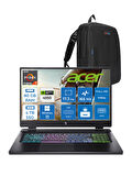 Acer Nitro 17 Amd Ryzen 7 7735HS 80GB 4tb SSD RTX4050 140W 6gb 17.3" Fhd IPS 165HZ Windows 11 Home Taşınabilir Bilgisayar NHQL1EY003H28 + Zetta Çanta