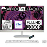 Hp 27-CR0004NT Intel Core I7 1355U 32GB 2tb SSD Freedos Intel Iris Xe Graphics 27 Inç IPS Fullhd All In One Bilgisayar 898B4EAF11+ Zetta Flash Bellek