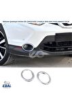 Nissan Qashqai  Krom Sis Farı Çerçevesi 2 Parça 2010-2014