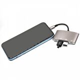 Polham Apple İpad ve İphone için Lightning 2 USB, 1 OTG Dönüştürücü, Kamera, Klavye Mouse Kablosu